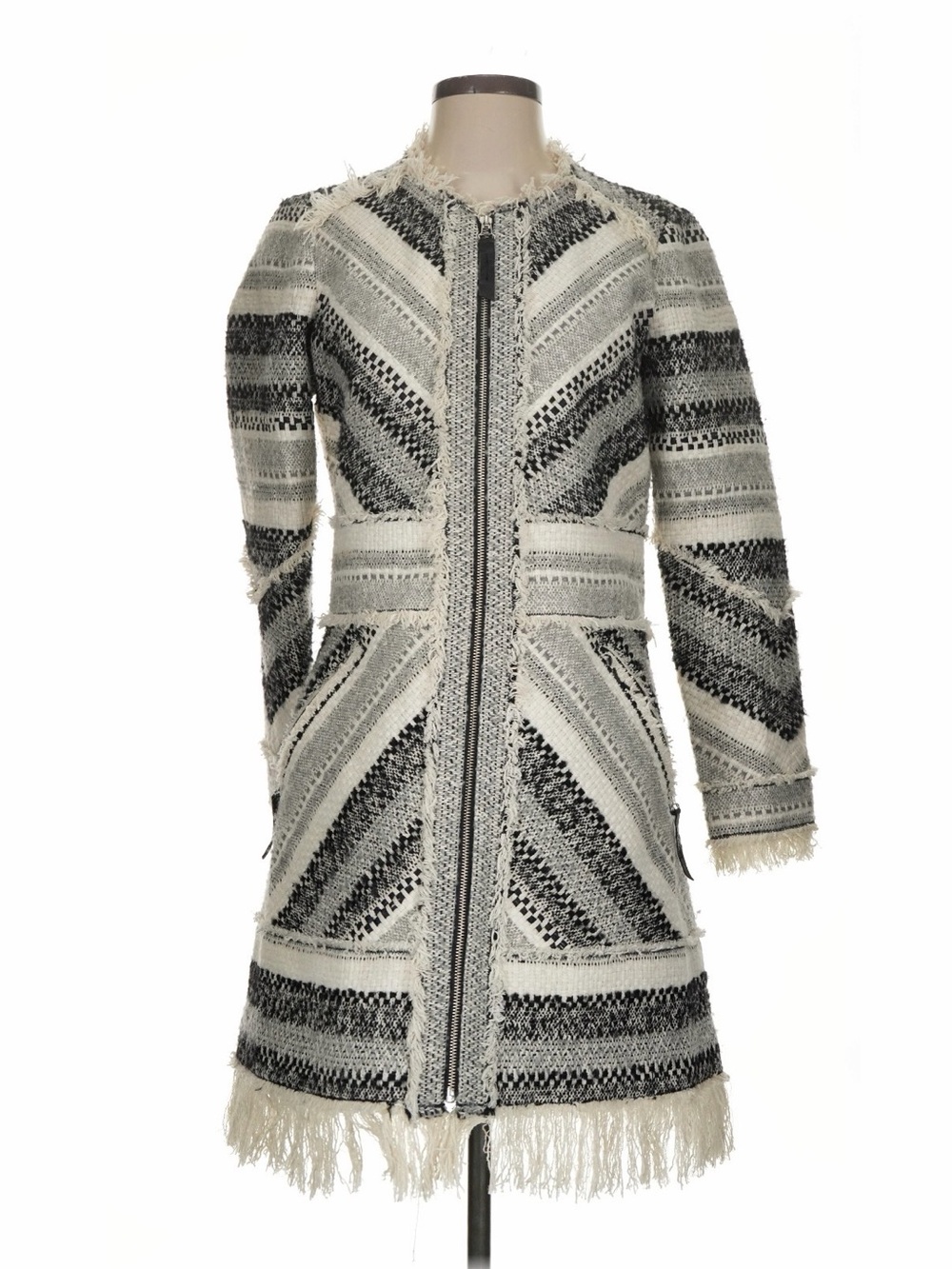 Rebecca Taylor Artisan Tweed Coat Size 4